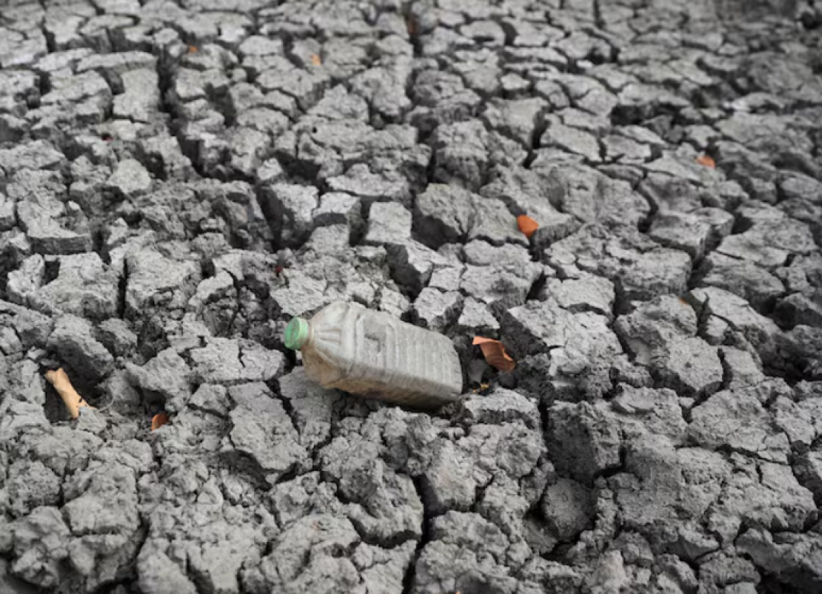 A view of cracked ground at a dam, as Zimbabwe is experiencing an El Nino-induced drought, resulting in malnutrition among children under the age of five, pregnant and lactating women, and adolescents, in Mudzi, Zimbabwe July 2, 2024. (Photo:REUTERS/Philimon Bulawayo)