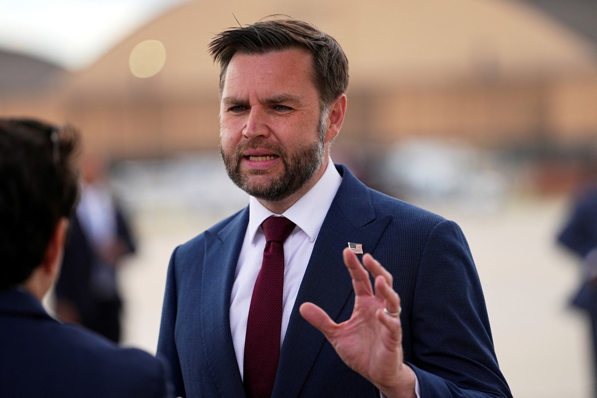 US Vice President JD Vance speaks with the media as he arrives at Joint Base Andrews, Maryland, US, May 28, 2026. (Photo: Matt Rourke/Pool via REUTERS)