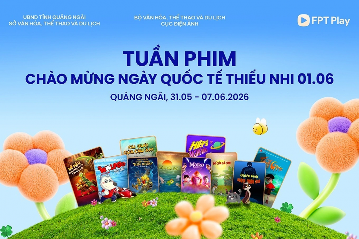 Không chỉ thế, Cục Điện ảnh phối hợp với các đơn vị liên quan tổ chức “Tuần phim chào mừng Ngày Quốc tế Thiếu nhi 01/6” từ ngày 31/5 đến 07/6 trên phạm vi cả nước. Nhiều bộ phim có nội dung giáo dục, nhân văn được trình chiếu miễn phí phục vụ thiếu nhi trong dịp hè. Ảnh: FPT Play