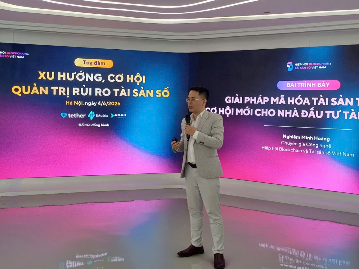 Nghiem Minh Hoang, director de estrategia de 1Matrix, experto en aplicaciones Fintech y miembro de la Asociación Vietnamita de Blockchain y Activos Digitales. Foto: VOV