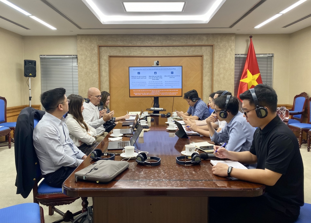 Đoàn chuyên gia Pháp trong buổi làm việc tháng 10/2025.