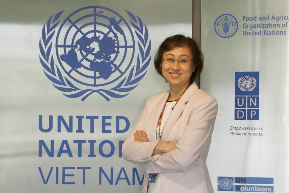 Thạc sĩ Trần Lan Hương, trưởng ban Khoa học tự nhiên của văn phòng UNESCO tại Hà Nội. Ảnh nvcc