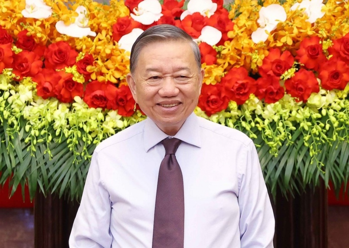 Tổng Bí thư, Chủ tịch nước Tô Lâm phát biểu tại cuộc gặp mặt 101 nhà báo tiêu biểu đoạt Giải báo chí quốc gia qua các năm nhân kỷ niệm 101 năm Ngày Báo chí cách mạng Việt Nam ngày 16/6/2026 - Ảnh TTXVN