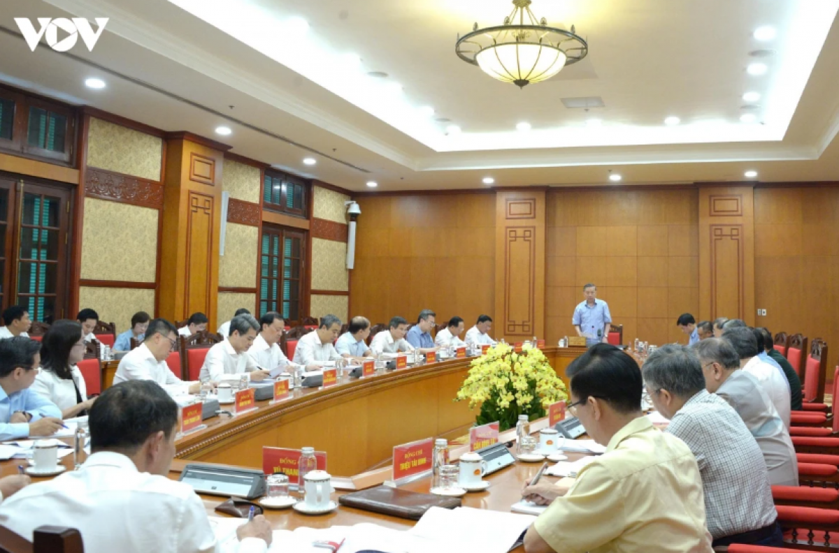 Toàn cảnh buổi làm việc