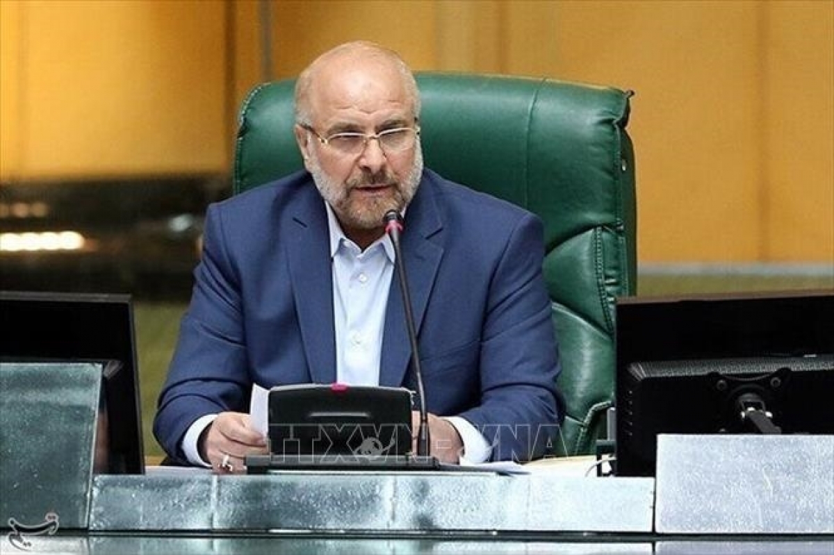 Iranian Parliament Speaker and chief negotiator Mohammad Baqer Qalibaf (Photo: IRNA/VNA)