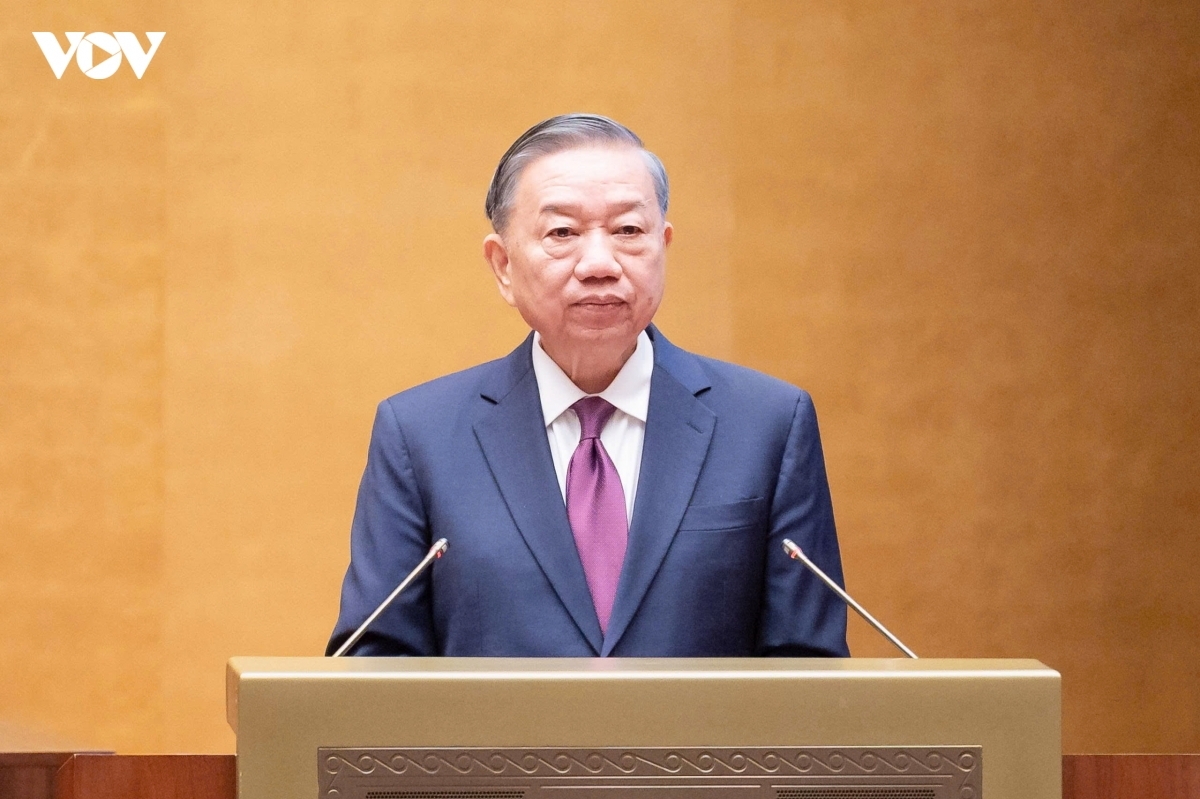 Le secrétaire général du Parti communiste vietnamien et président de la République, Tô Lâm. Photo: VOV