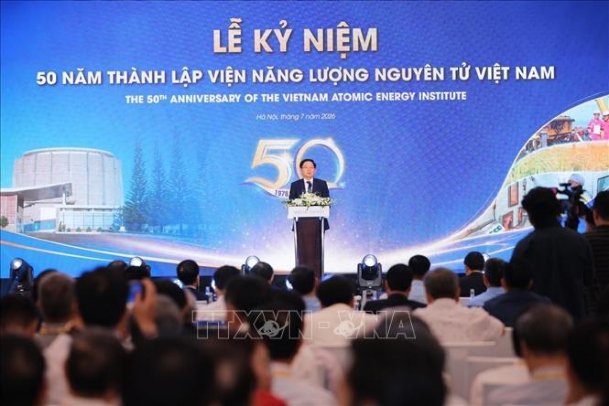 Wakil Perdana Menteri Ho Quoc Dung berbicara pada acara tersebut (Foto: VOV)