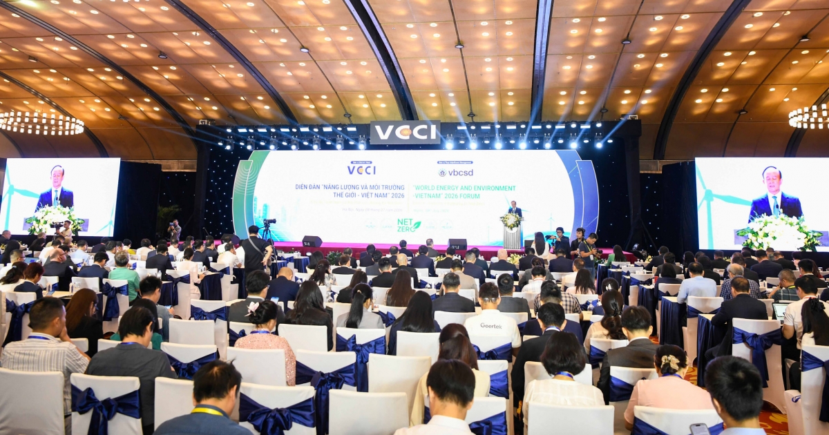 Toàn cảnh Diễn đàn Năng lượng và Môi trường Thế giới - Việt Nam. Ảnh: Vũ Quang