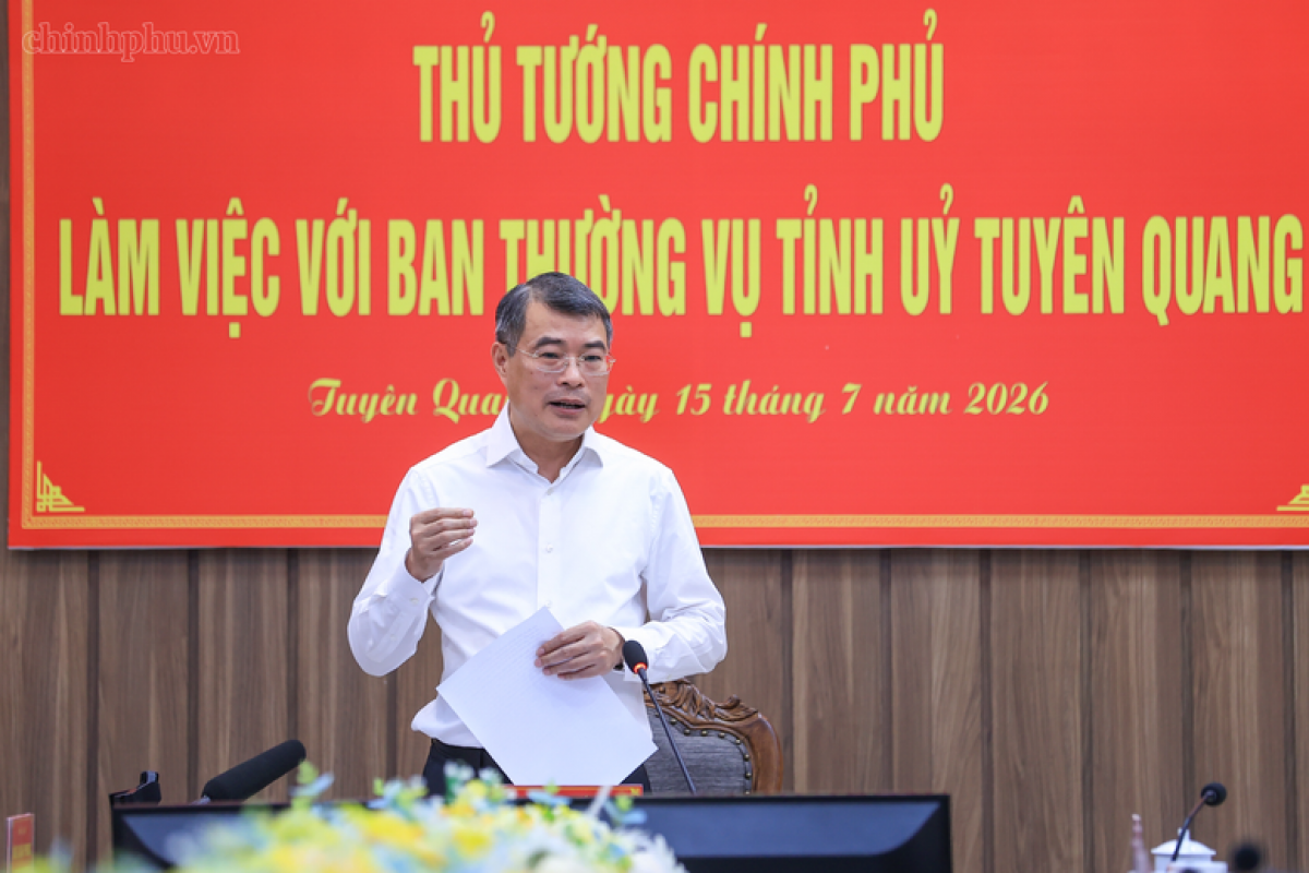 PM Le Minh Hung. Foto: VGP