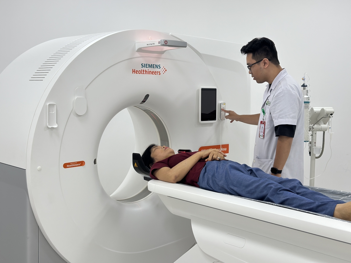 Trang bị hệ thống thiết bị y tế hiện đại, đồng bộ tại bệnh viện. Ảnh: BV