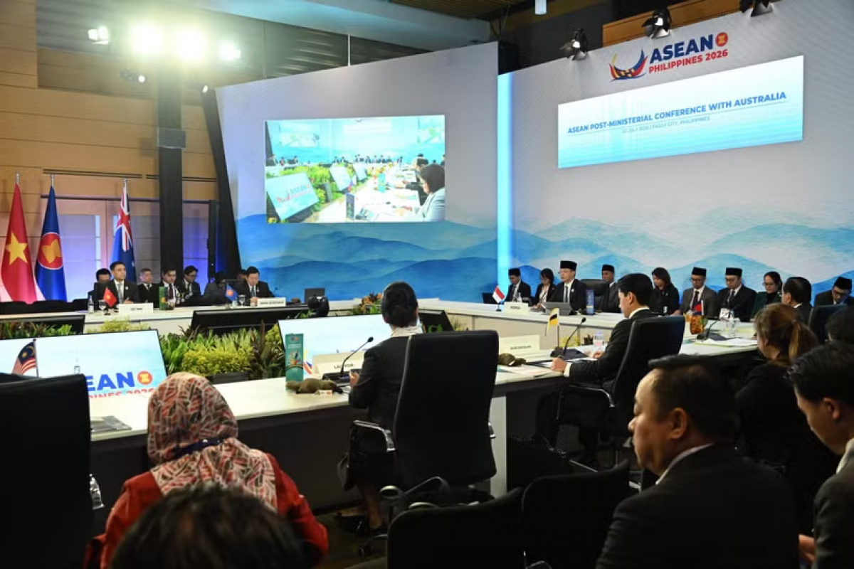 คณะผู้แทนเวียดนามเข้าร่วมการประชุมรัฐมนตรีต่างประเทศอาเซียน–ออสเตรเลีย (ภาพจาก ASEAN)