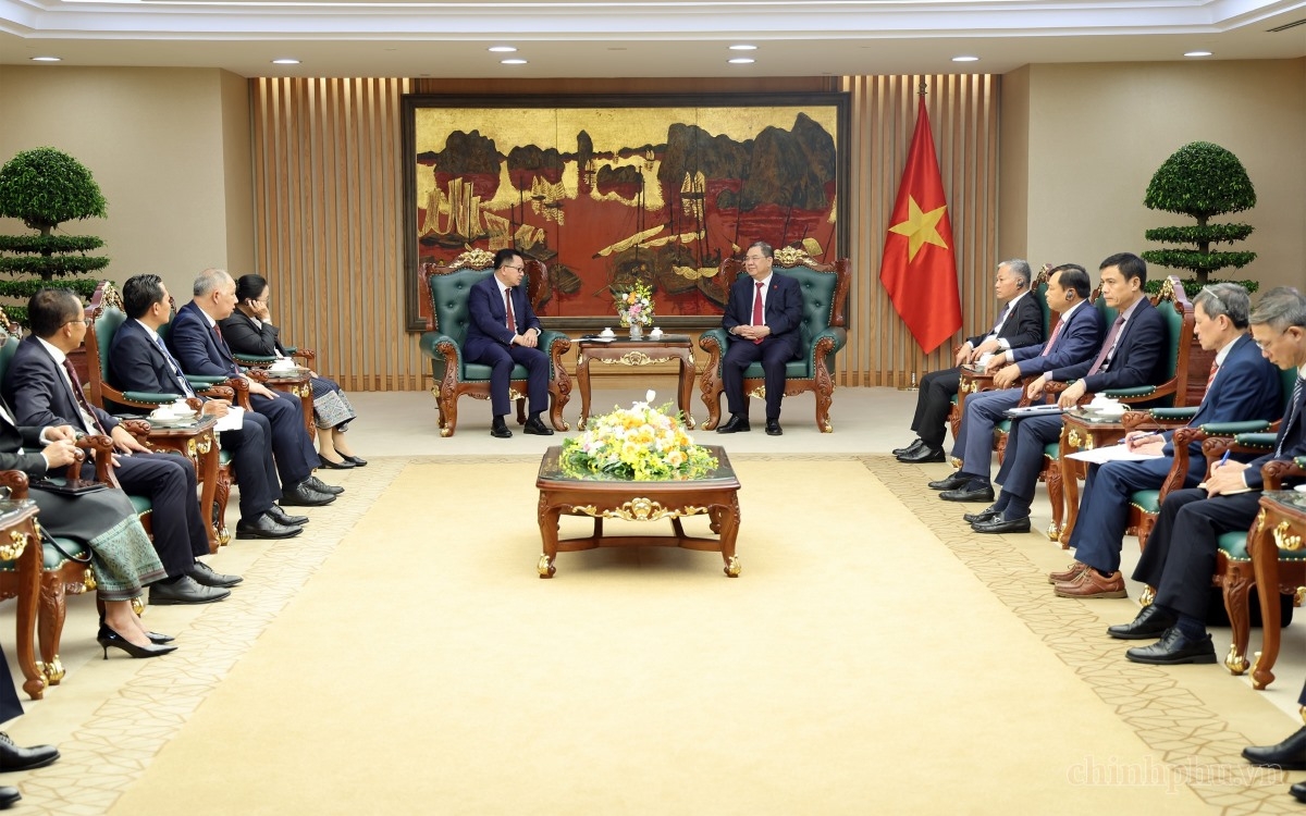Quang cảnh cuộc tiếp. Ảnh: VGP/PN