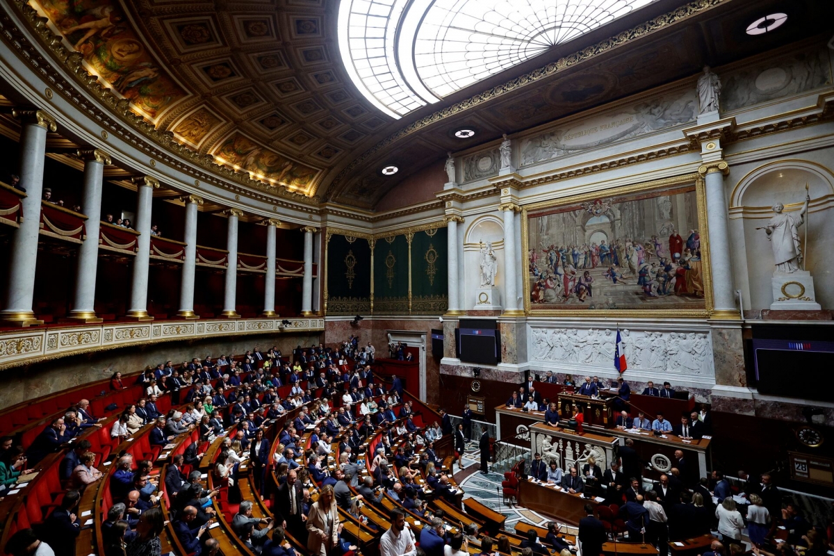 Vue d’une séance du Parlement français à Paris. Photo: REUTERS/Sarah Meyssonnier