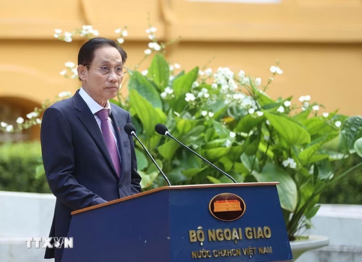Menlu Le Hoai Trung. Foto: VNA