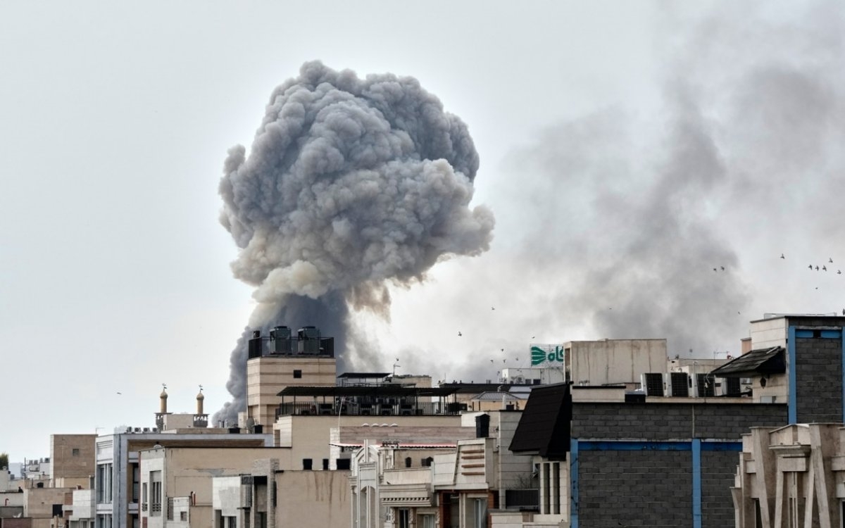 イランに対する攻撃（写真：AP）