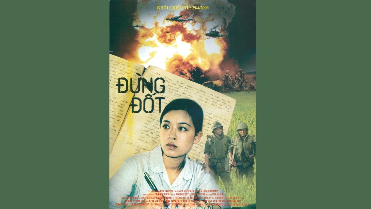 Poster phim "Đừng đốt", một trong những tác phẩm chiếu trong Tuần phim kỷ niệm 79 năm Ngày Thương binh - Liệt sĩ (27/7/1947 - 27/7/2026). Ảnh: Ban tổ chức