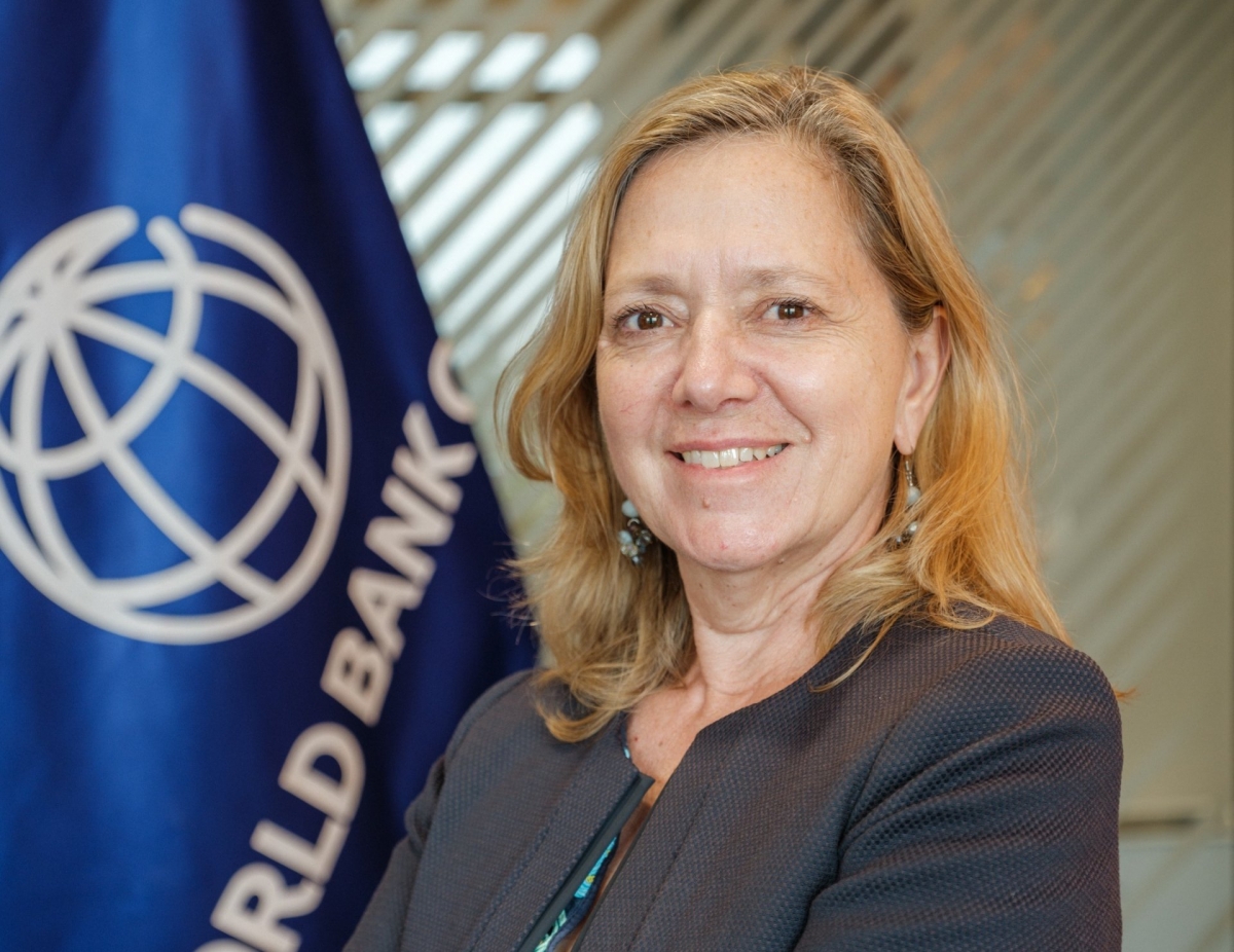 La directora del BM en Vietnam, Mariam Sherman. Foto: thoibaonganhang.vn