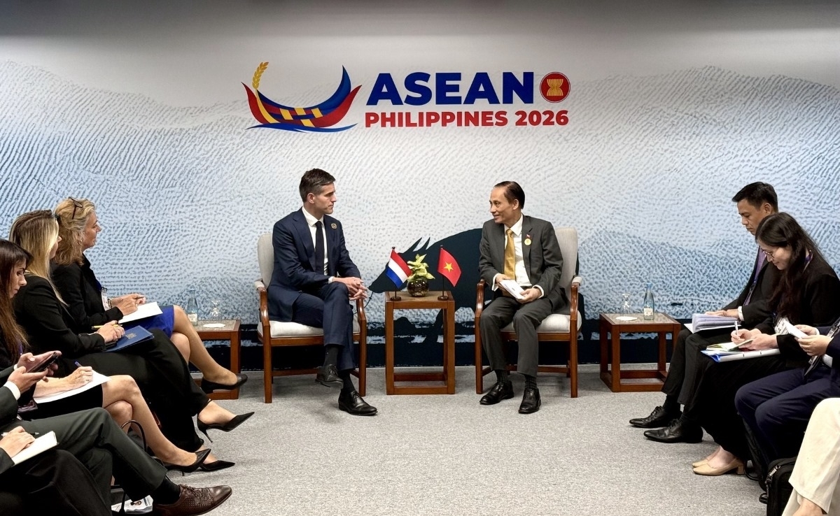 Foreign Minister Le Hoai Trung meets Dutch Foreign Minister Tom Berendsen on the sidelines of the 59th ASEAN Foreign Ministers’ Meeting and related meetings in Manila, the Philippines, July 24, 2026. (Photo: MOFA)