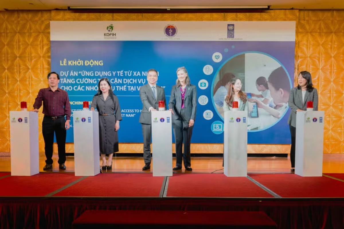 遠隔医療プロジェクトの開始式典（写真：Vietnam+）