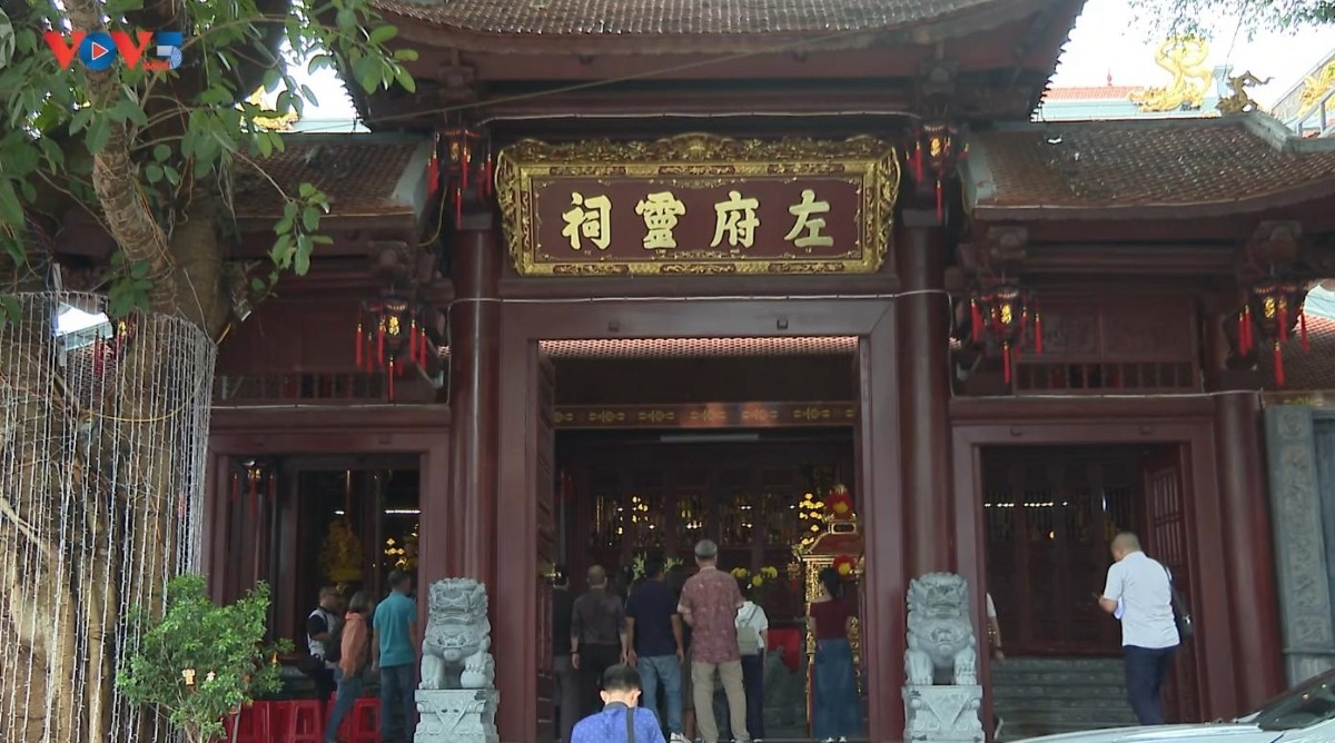 Ta Phu Temple in Ky Lua ward, Lang Son province, is a historical landmark associated with the expansion of the border marketplace and cross-border trade dating back to the late 17th century (Photo: Chi Phuong /VOV5)
