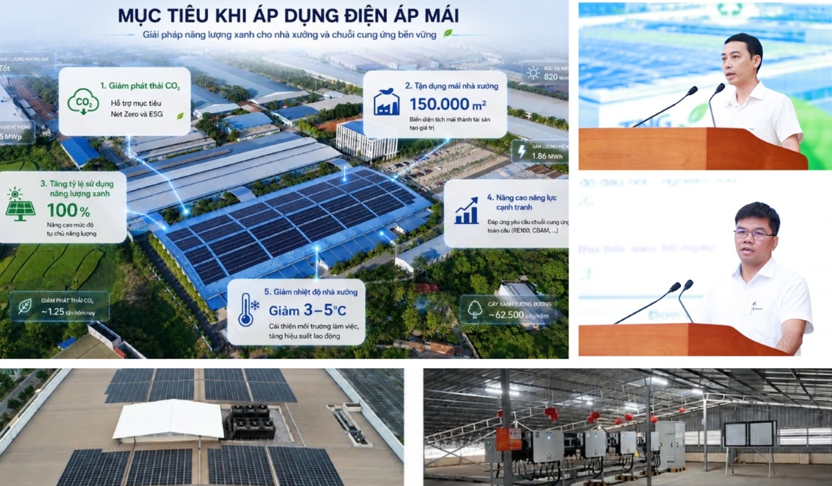 Delegates discuss rooftop solar solutions at the conference. (Photo: Photo: thainguyen.gov.vn)
