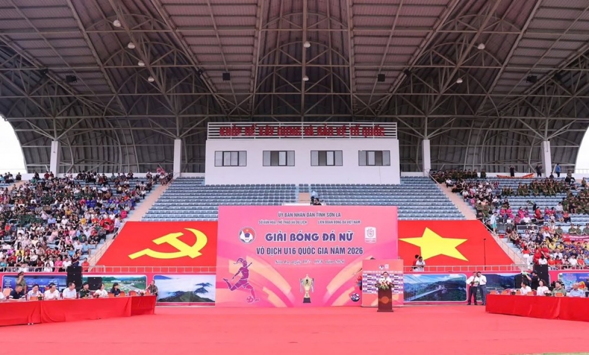 Blick auf die Eröffnungsfeier. (Foto: baovanhoa.vn)