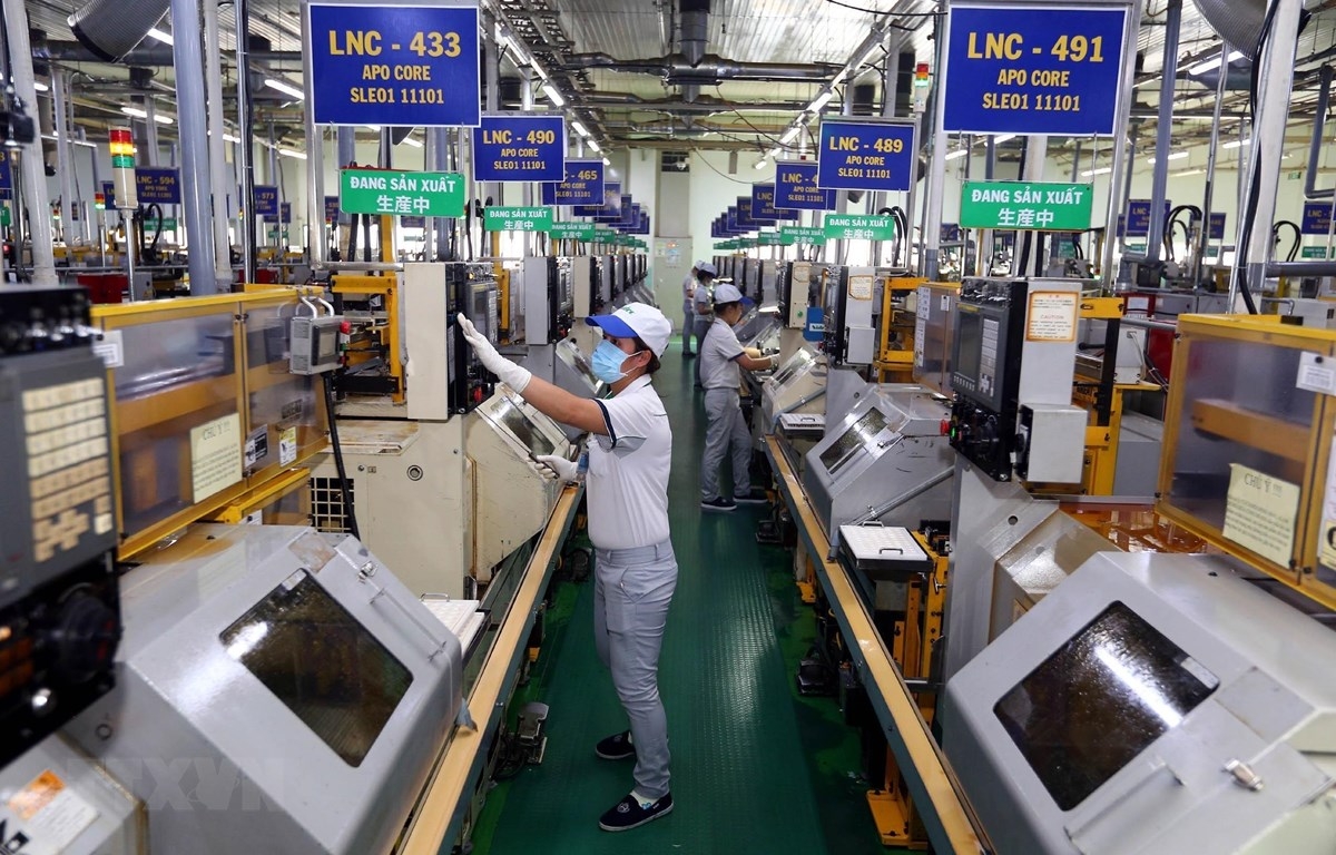 Perusahaan Jepang melakukan investasi produksi di Zona Pengolahan Tan Thuan, Kota Ho Chi Minh (Foto: Danh Lam/VNA)