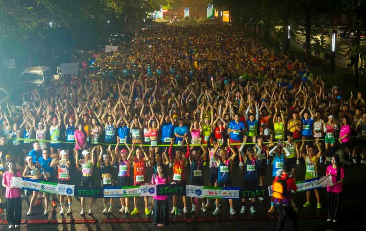 Der Standard Chartered Marathon – Hanoi Heritage gilt derzeit als eines der wichtigsten Rennen Vietnams. (Foto: baovanhoa.vn)