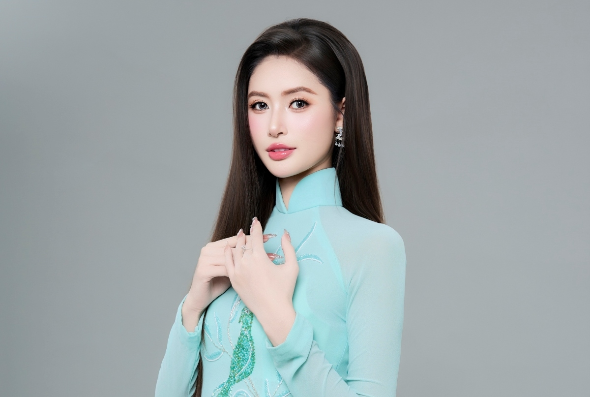 Pham Hoang Thu Uyen, 28, from Hai Phong, represents Vietnam at Miss Earth 2026 (Photo: The Organizing Board)