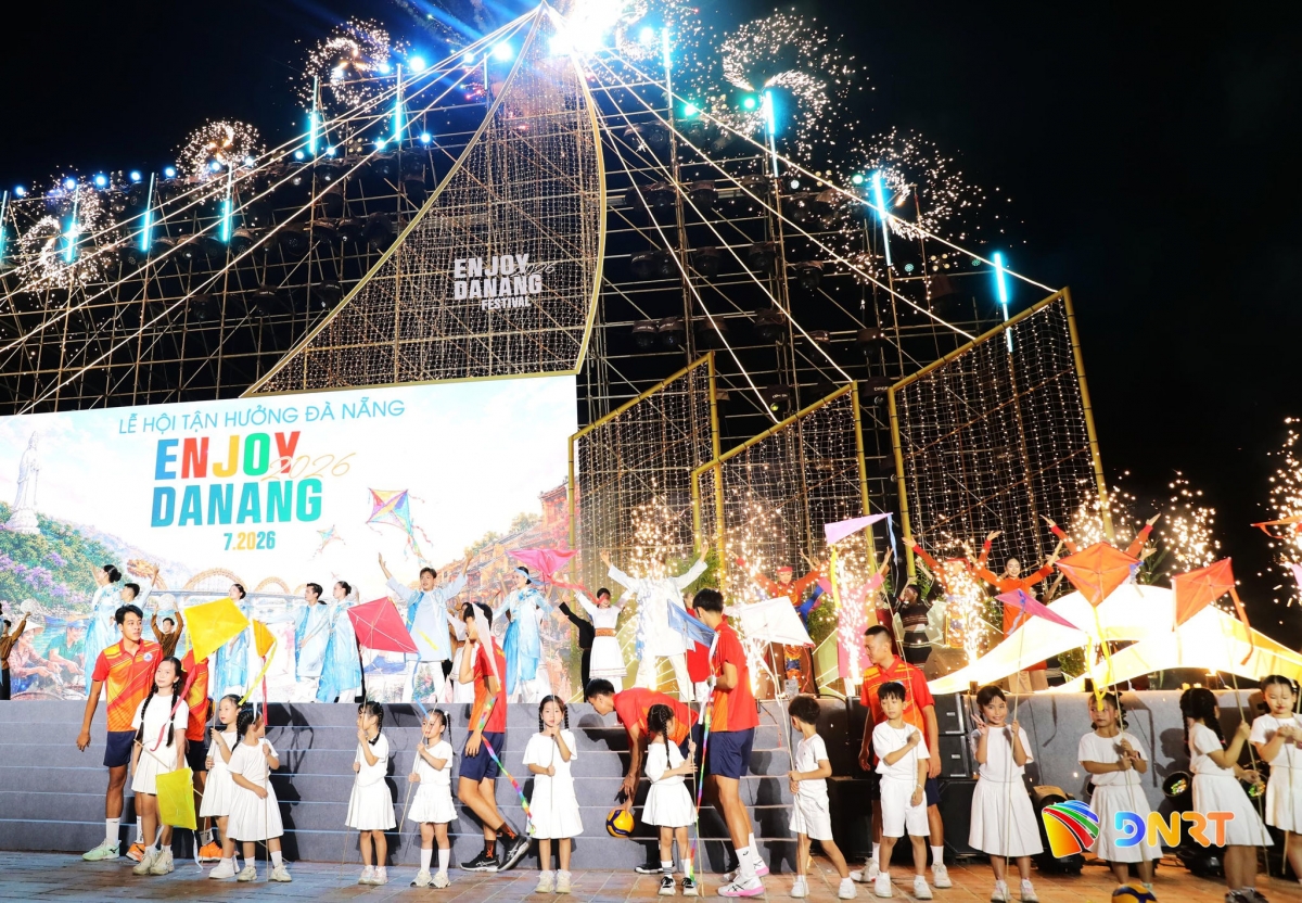 Eine Neuigkeit des „Enjoy Danang“-Festivals 2026 ist eine Reihe von Erlebnisräumen, die eine Entdeckungsreise von Sonnenaufgang bis spät in die Nacht anbietet. (Foto: baodanang.vn)