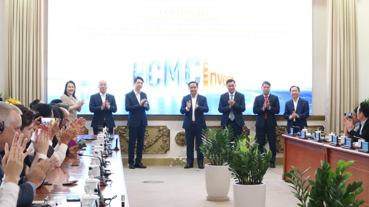 TP.HCM Công bố Phiên bản thử nghiệm Hạ tầng Xúc tiến Đầu tư trên môi trường số TP.HCM – HCMCInvest. Ảnh: Lệ Hằng/VOV-TPHCM