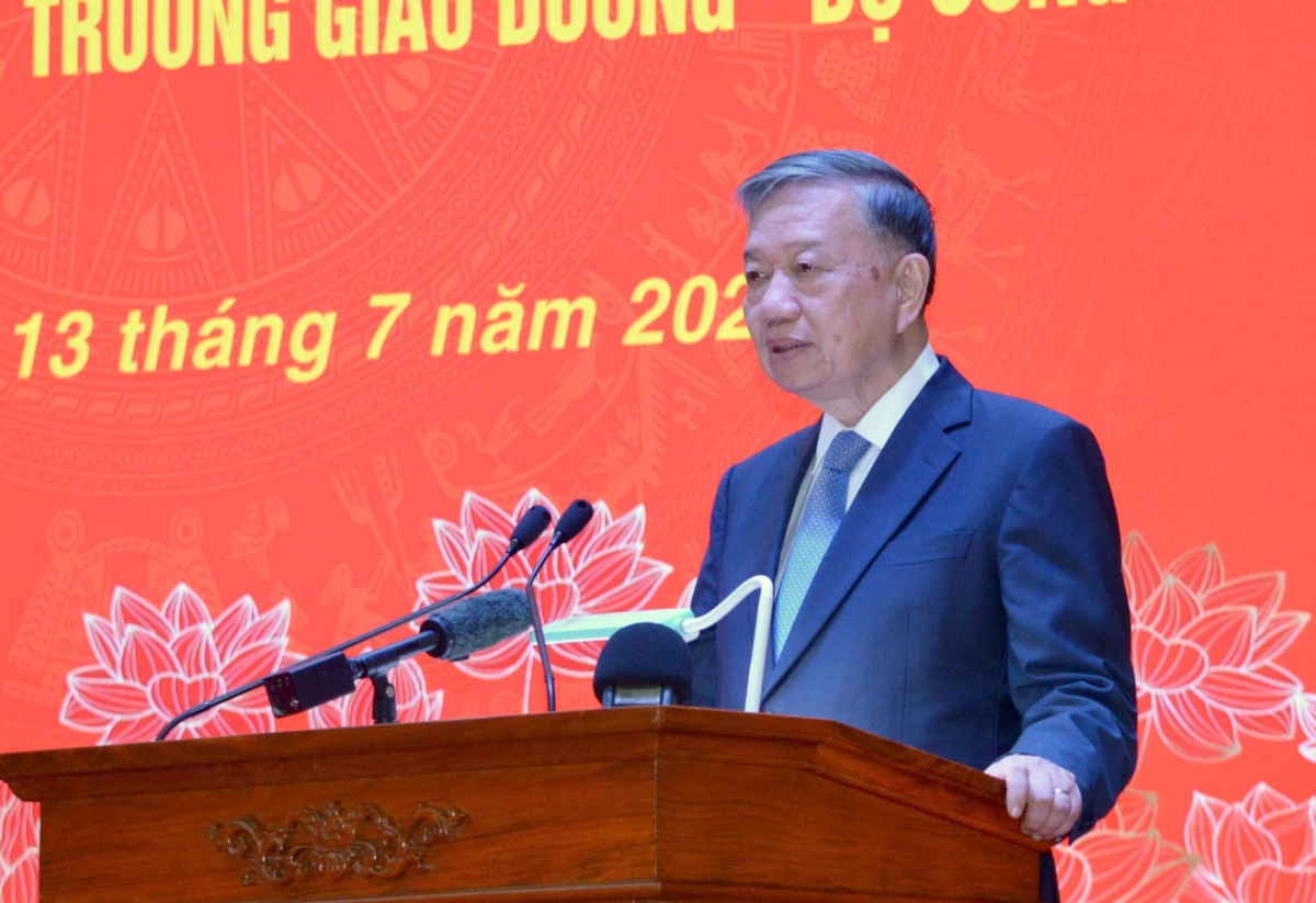 Tổng Bí thư, Chủ tịch nước Tô Lâm phát biểu tại buổi làm việc. Ảnh: Văn Hiếu/VOV