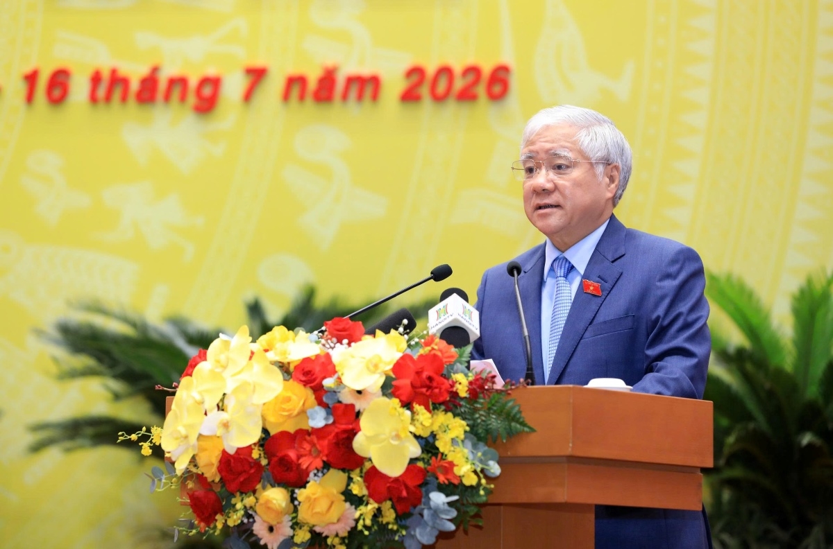 Wakil Harian Ketua Majelis Nasional Vietnam, Do Van Chien berbicara pada sidang tersebut (Foto: Nguyen Nhung/VOV)