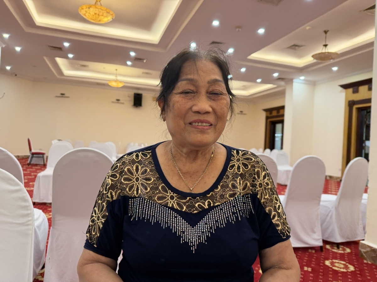 Penyandang disabilitas Nguyen Thi Ba (Foto: Ha Nam/VOV)