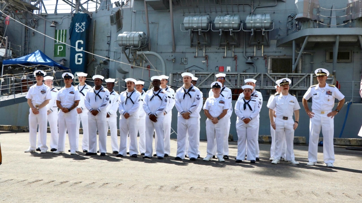 The US Navy delegation visits Vietnam from July 30 to August 8. (Photo: Vinh Thong/VOV-Central Region)