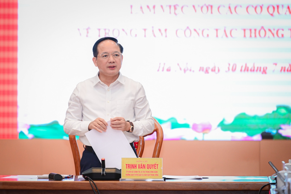 Kepala Departemen Propaganda dan Penggerakan Massa Rakyat KS PKV, Trinh Van Quyet. Foto: VOV