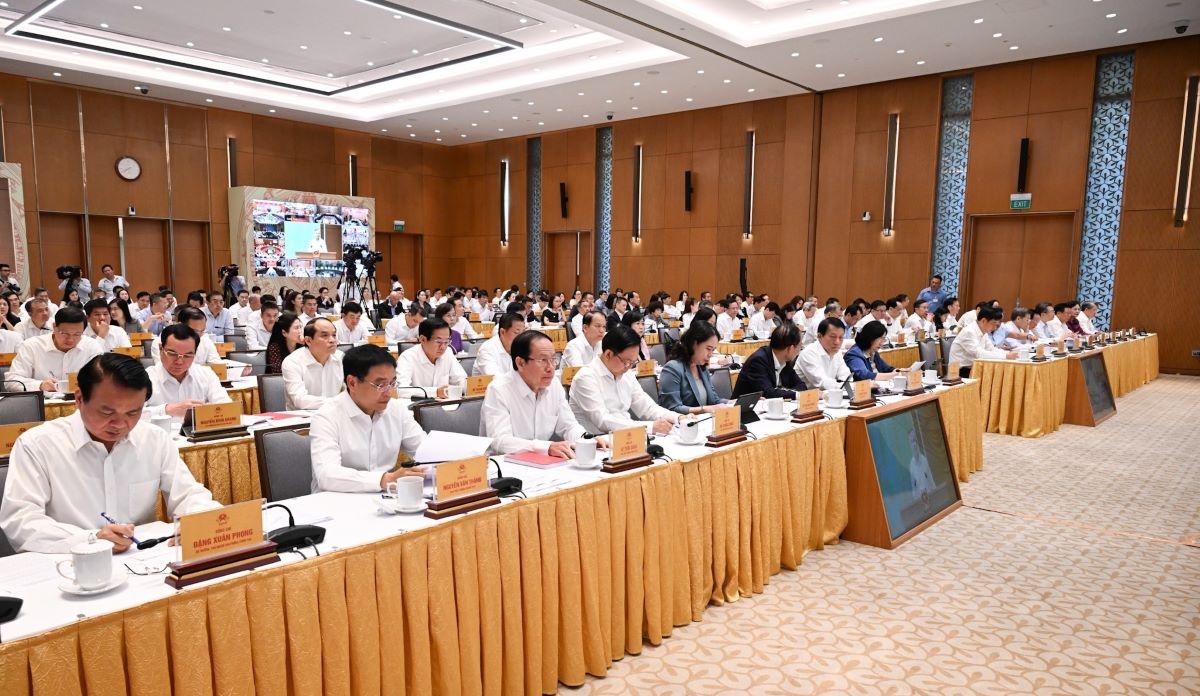 会議に参加した代表（写真： Lại Hoa/VOV）