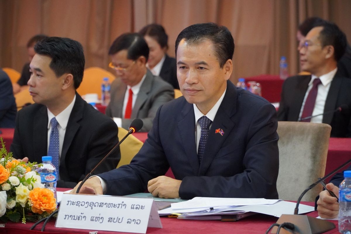 ທ່ານ ມະ​ໄລ​ທອງ ກົມ​ມະ​ສິດ ລັດ​ຖະ​ມົນ​ຕີ​ກະ​ຊວງ​ອຸດ​ສາ​ຫະ​ກຳ​ການ​ຄ້າ ລາວ (ພາບ: VOV)