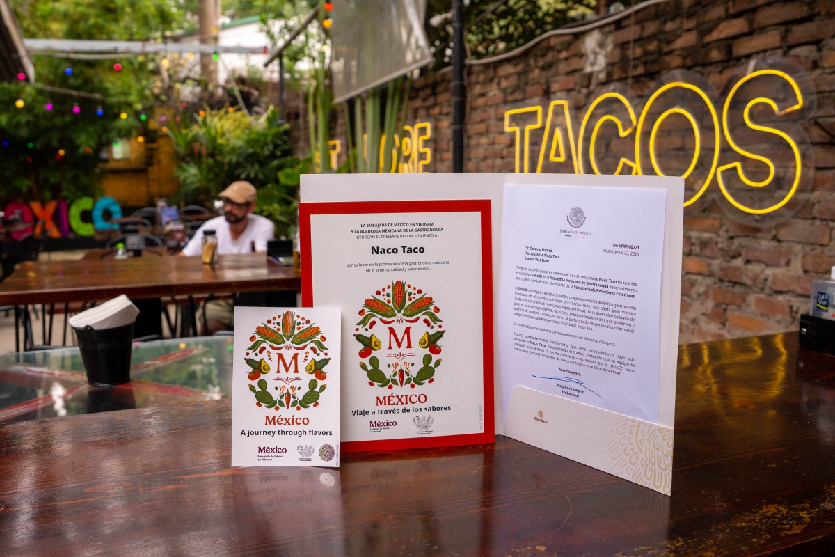 Naco Taco, an authentic Mexican restaurant in Hanoi (Photo: Naco Taco)