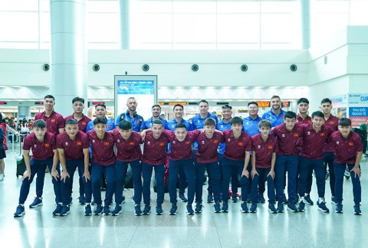 Die vietnamesische Futsal-Nationalmannschaft. (Foto: bongdaplus.vn)
