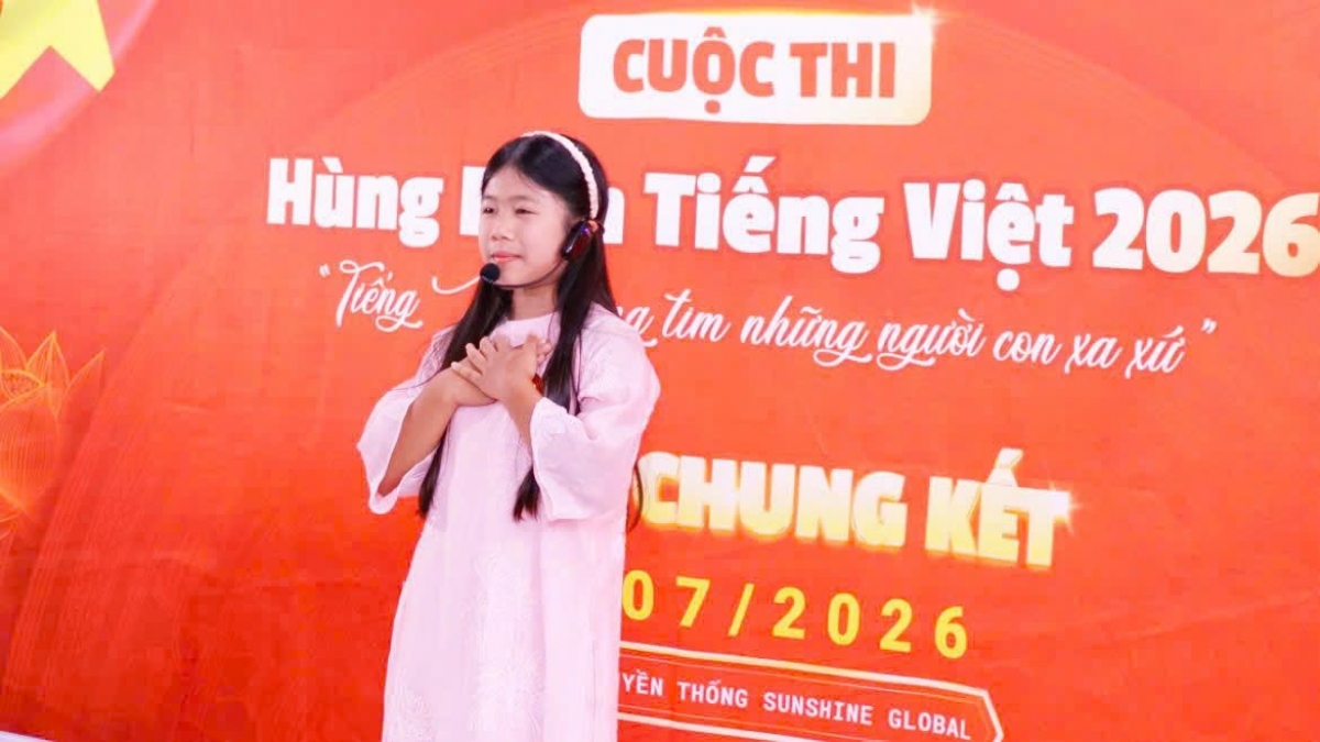 Hạnh My nói tiếng Việt lưu loát, phong thái tự tin và có khả năng truyền cảm hứng.<br>
Ảnh nvcc