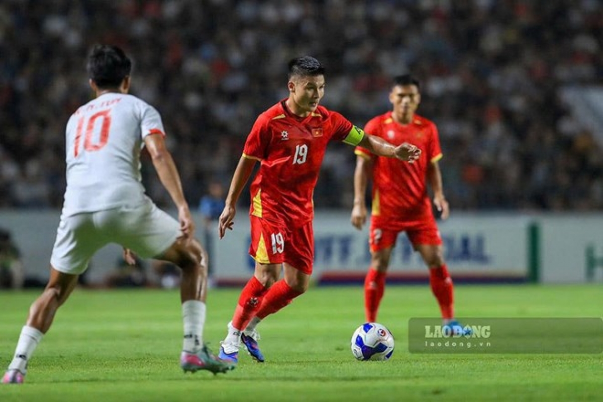 Die vietnamesische Fußball-Nationalmannschaft will den Meistertitel bei ASEAN Cup 2026 verteidigen. (Foto: laodong.vn)