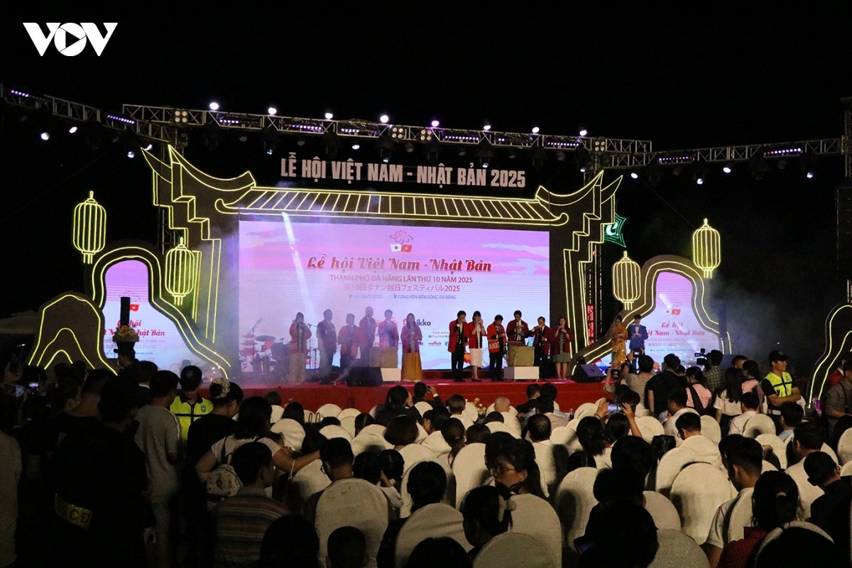 2025年に開催された第10回ダナン市ベトナム・日本フェスティバル（写真：Vinh Thông/VOV-Miền Trung）