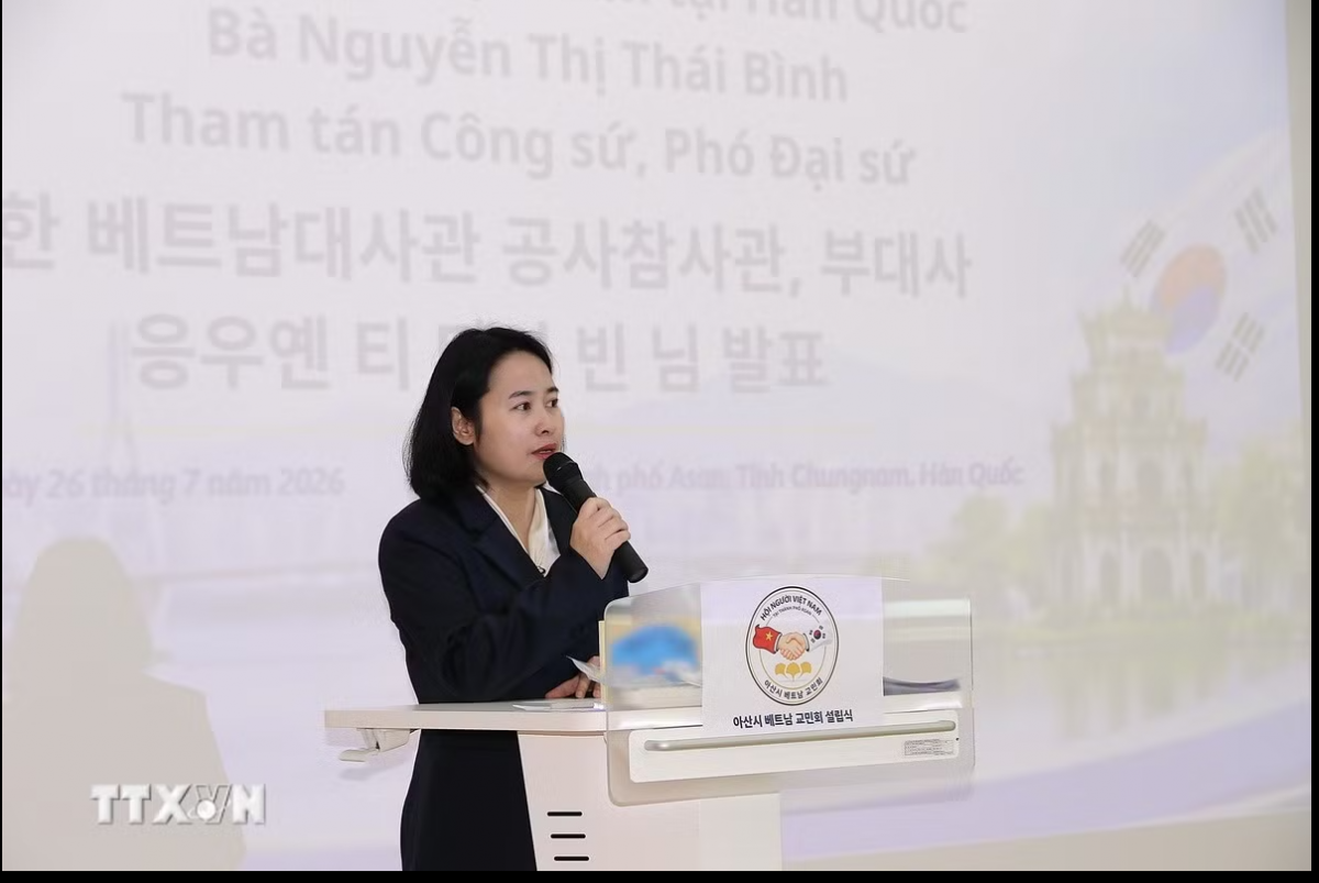 Tham tán Công sứ Nguyễn Thị Thái Bình nhấn mạnh cộng đồng hơn 370.000 người Việt Nam tại Hàn Quốc là cầu nối quan trọng, góp phần thúc đẩy sự phát triển mạnh mẽ và thực chất của quan hệ Đối tác chiến lược toàn diện Việt Nam-Hàn Quốc.