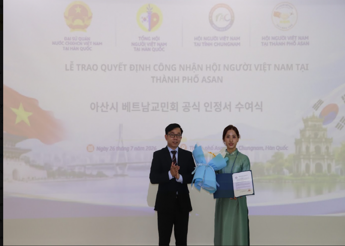 재한 베트남인총연합회 부회장인 응우옌 타인 리엠(Nguyễn Thanh Liêm) 충남 베트남인회 회장
