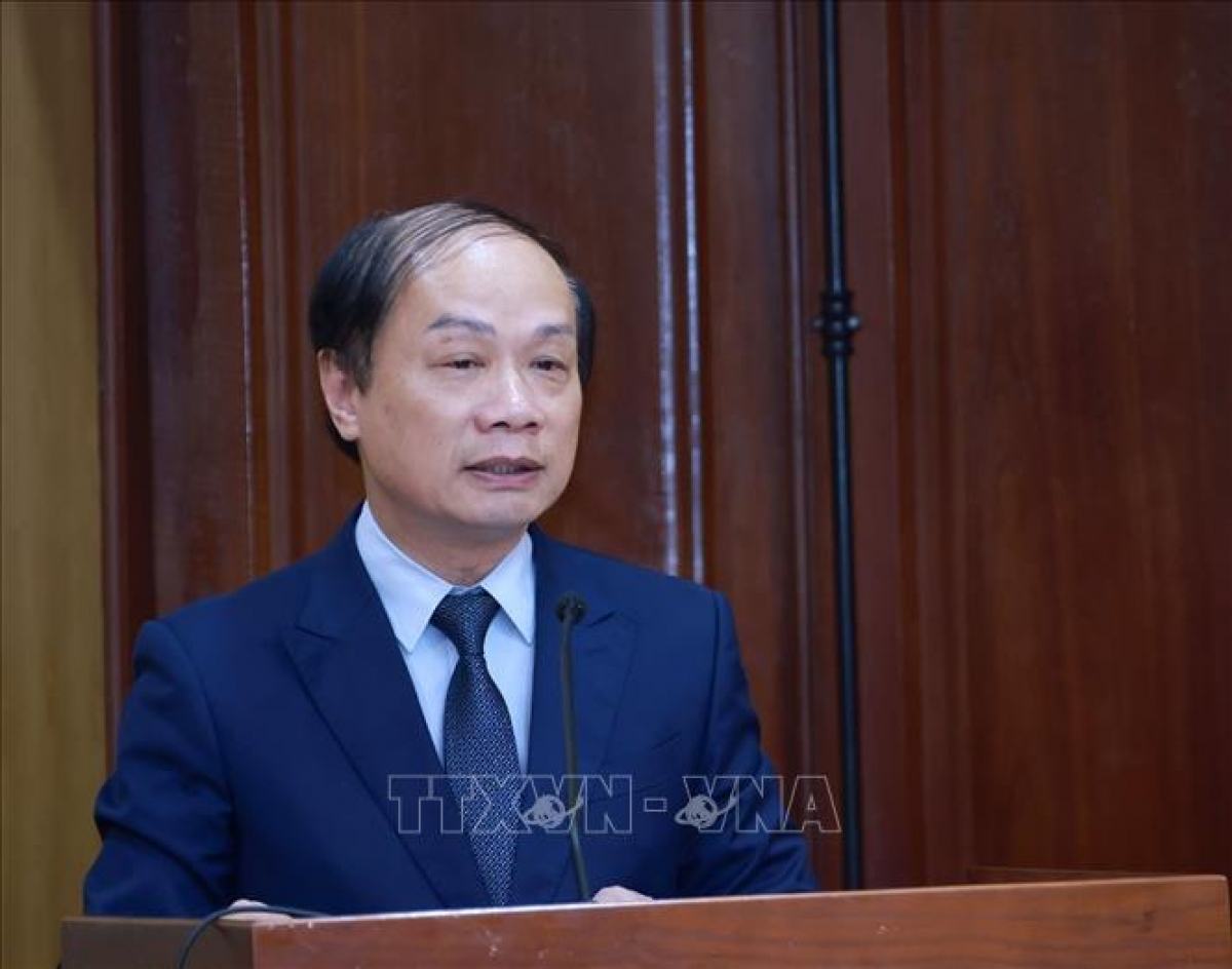 Ông Phạm Tất Thắng, Phó Trưởng Ban Thường trực, Ban Tuyên giáo và Dân vận Trung ương. - Ảnh: TTXVN