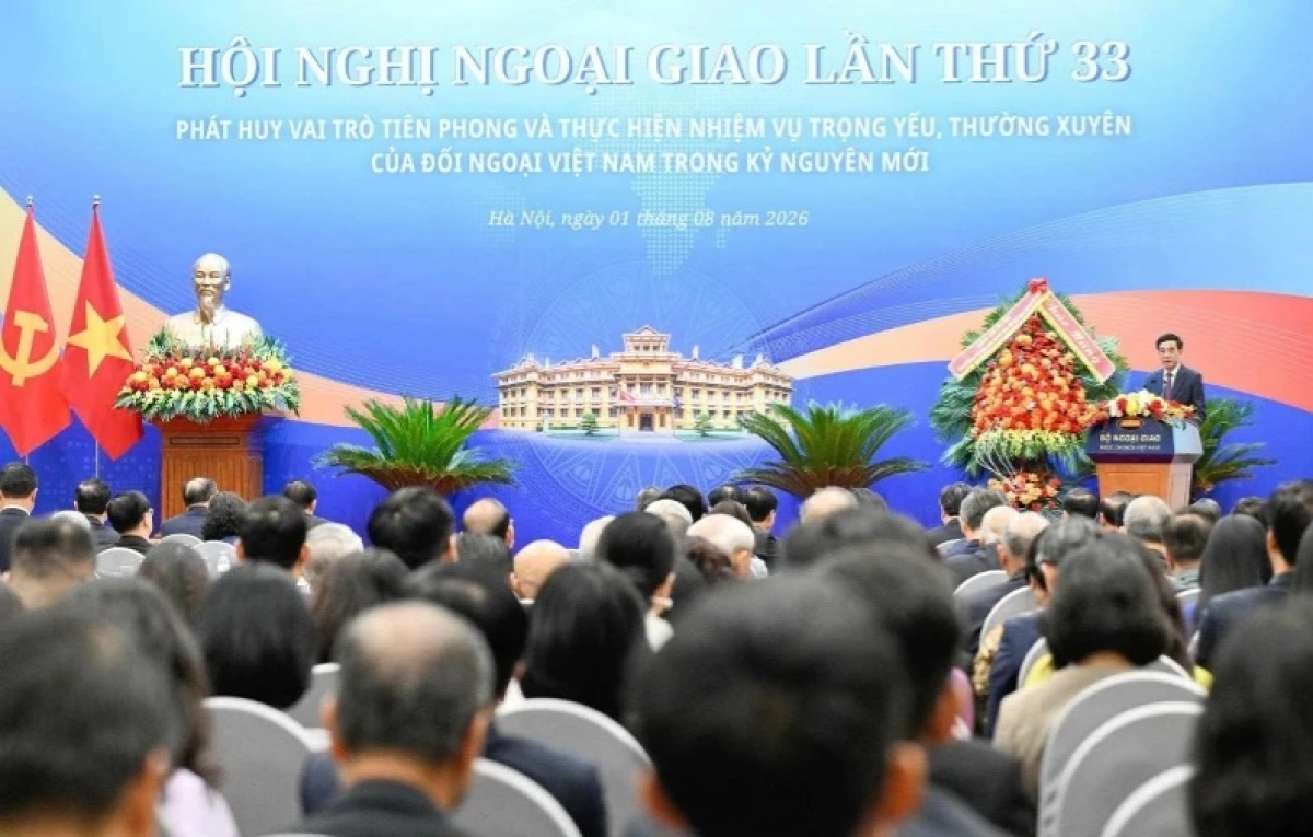 Lễ Khai mạc Hội nghị Ngoại giao lần thứ 33. Ảnh: Nguyễn Hồng