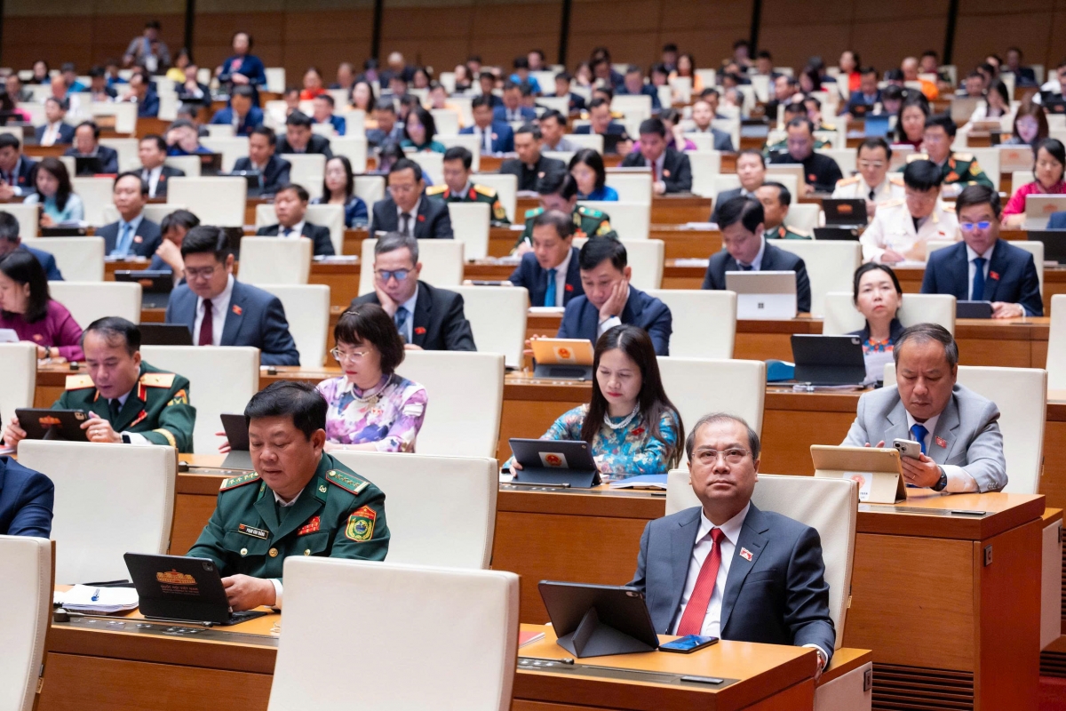 ผู้แทนที่เข้าร่วมการประชุม (quochoi.vn)