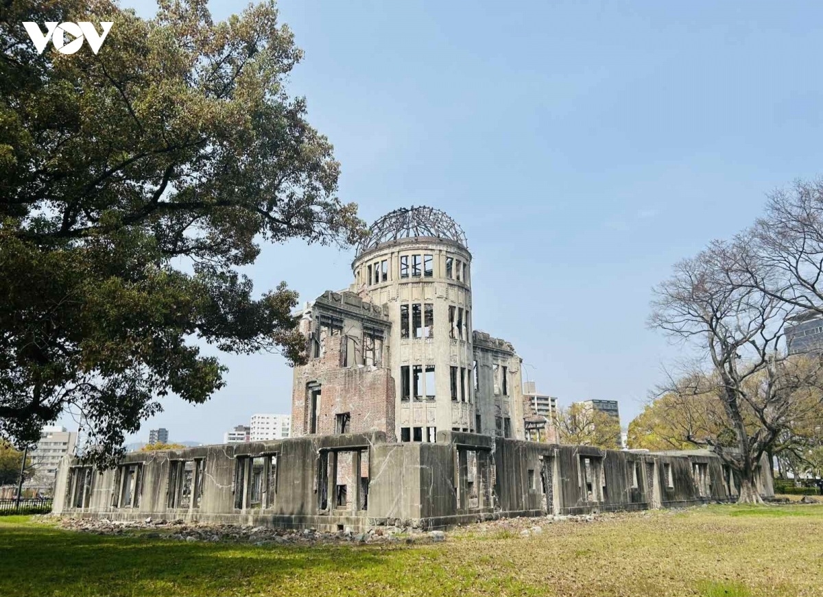 広島県にある原爆爆発後の廃墟(写真:Tuấn Nhật/VOV-Tokyo)