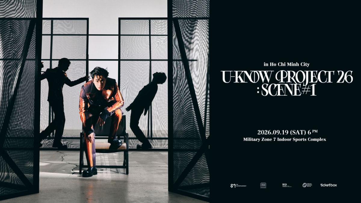 솔로 투어「U-KNOW PROJECT 26 : SCENE#1」포스터 (사진: https://ticketbox.vn/)